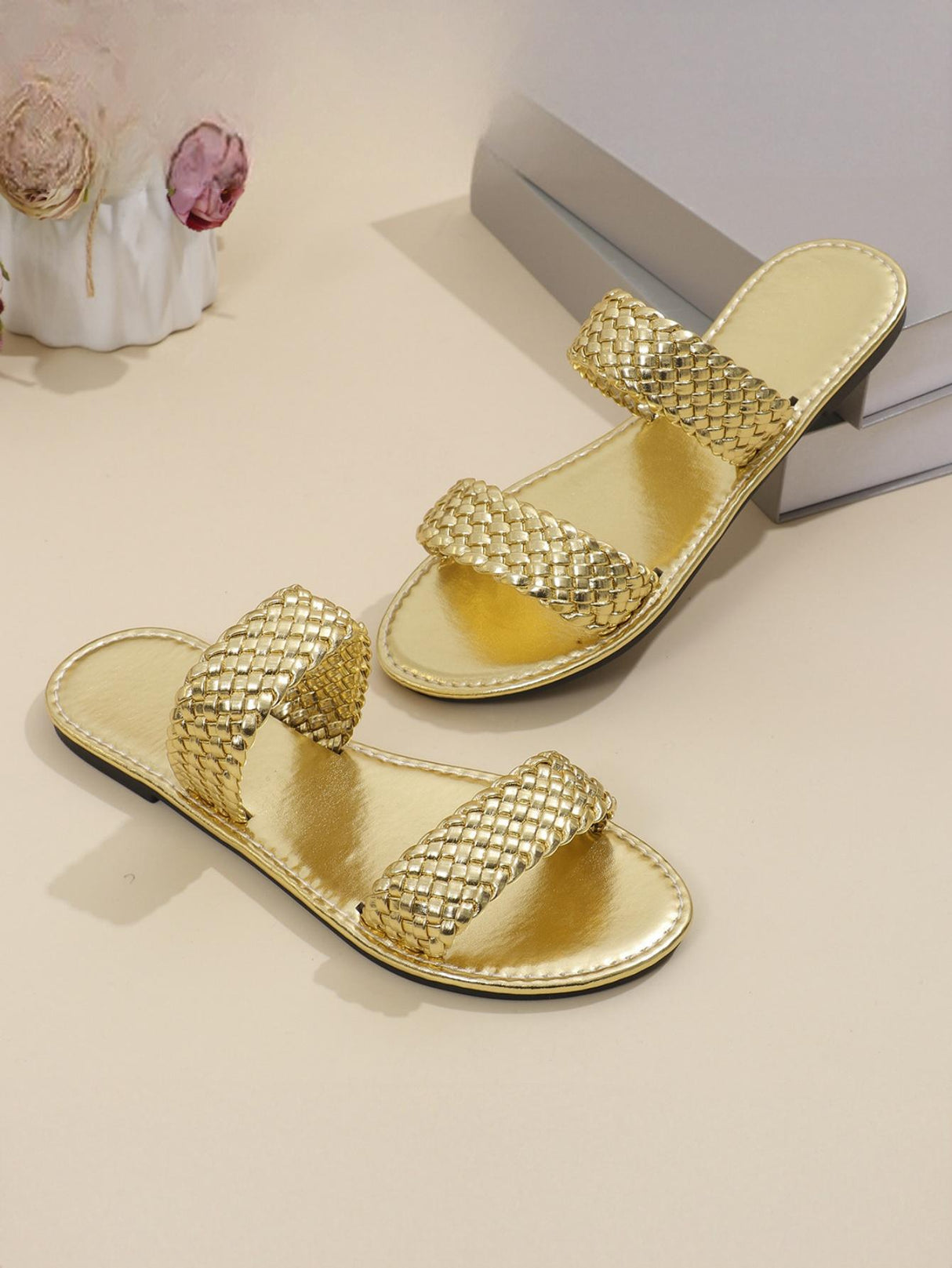 Woven Flat Sandals