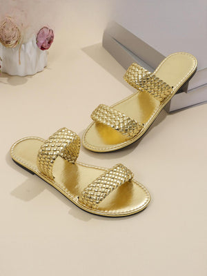 Woven Flat Sandals