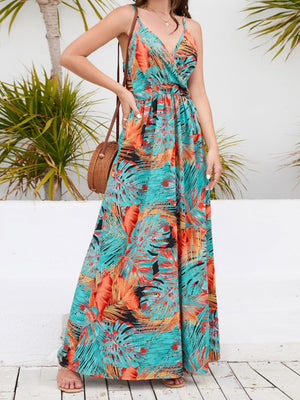 Robes maxi bohèmes à imprimé floral