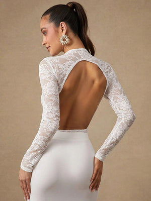 Backless Sexy Lace Bodysuits
