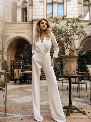 Brother-in-law Long Sleeve Pocket Jumpsuits