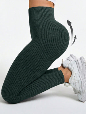 Tight-fitting Tummy Control High-waisted Hip Lift Piping Yoga Pants Pants