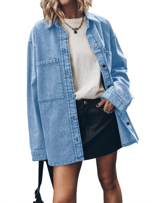 Liber Spring Women's Lapel Solid Color Jackets