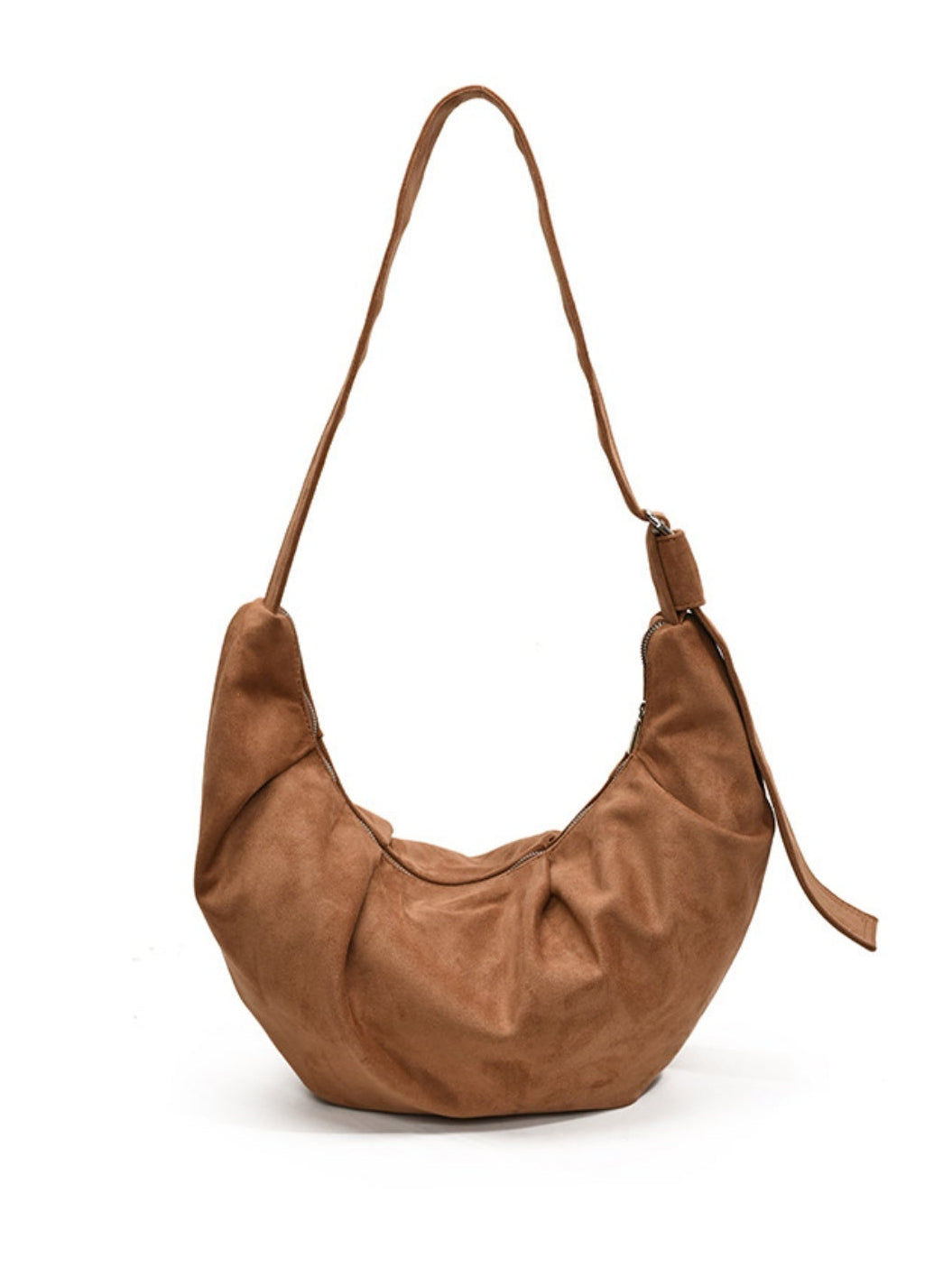 Sac bandoulière de travail en velours plissé à coupe décontractée