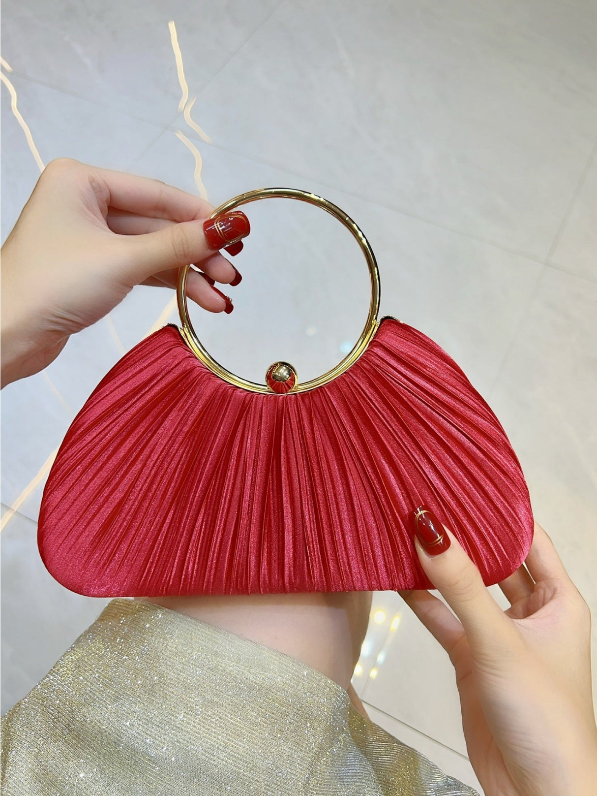 Liber Four Seasons ACC Pleated Bag