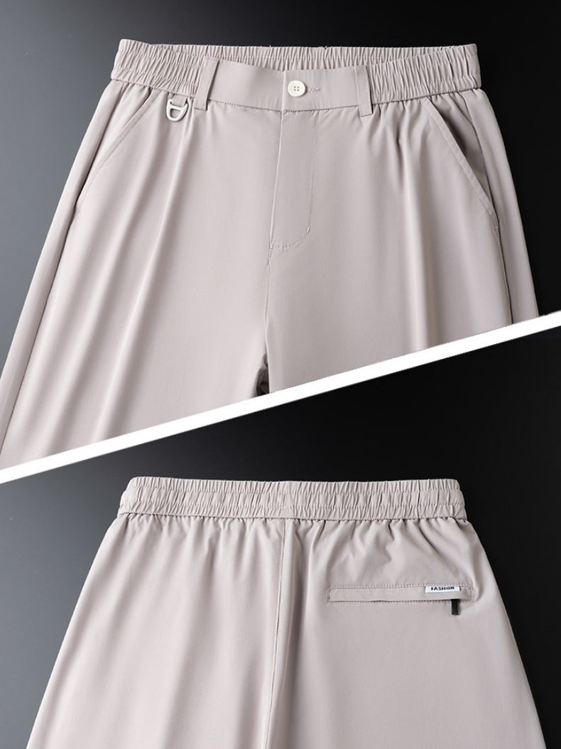 Straight-fit Anti-wrinkle Pants