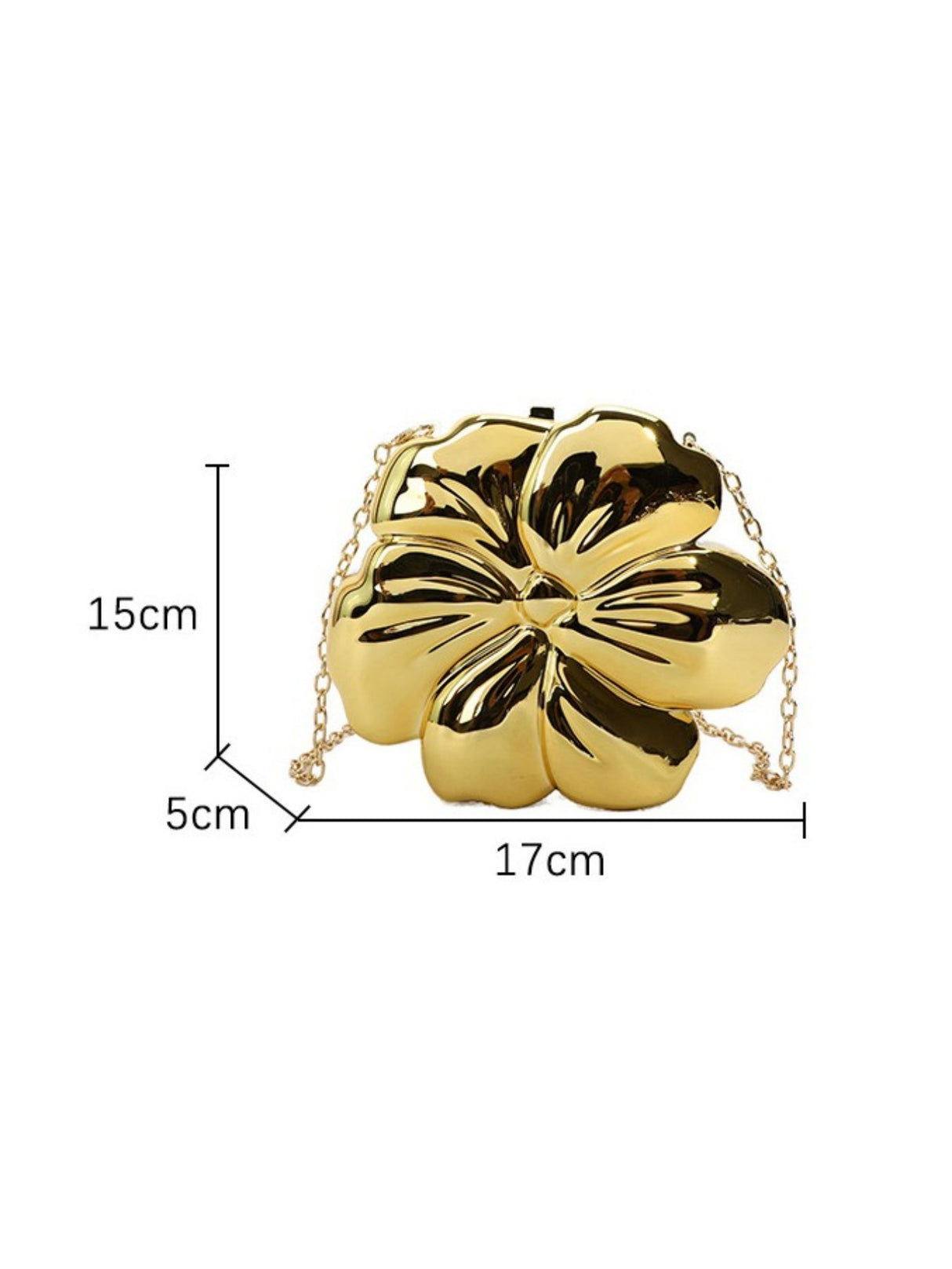 Personalized And Creative Acrylic Flower Evening Bag