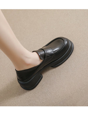 Liber Spring and autumn women's thick-soled loafers