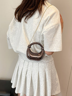 Chain Banquet Wristlet Rope Knot Handbag Acrylic Crossbody Bag