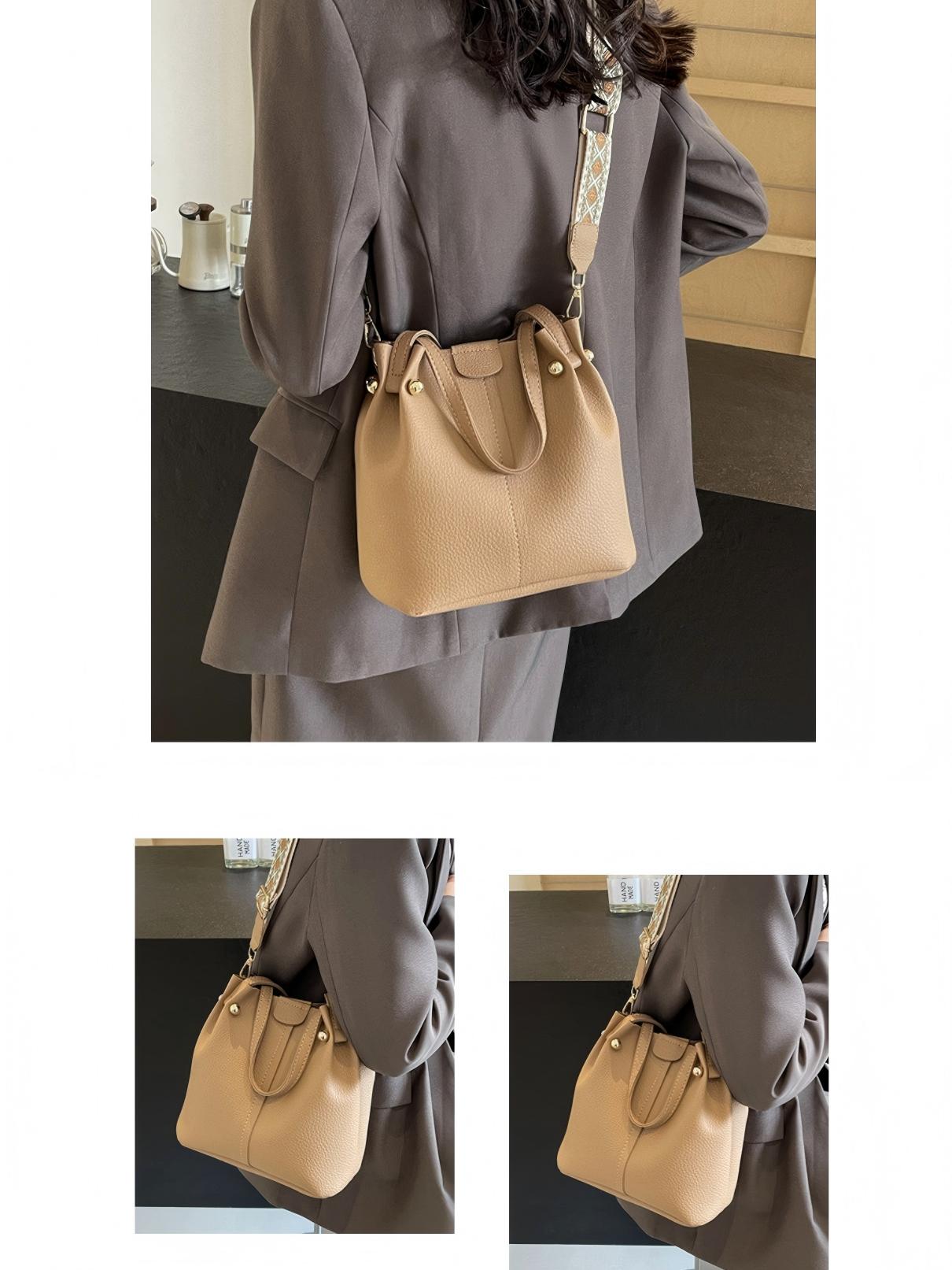 Metal Buckle Crossbody Bag