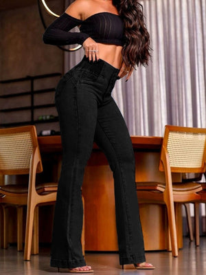 Liber Spring Women's Splicing Jeans