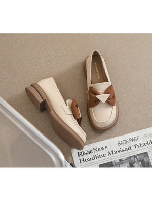 Liber Spring and Autumn Bowknot Women's Loafers