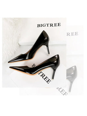 Liber Spring and autumn women's high heels