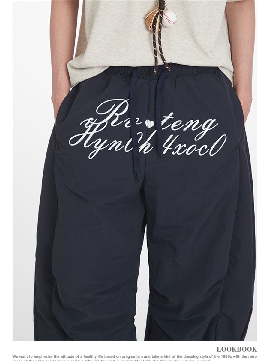 Liber Summer Women's Printed Letter Pants