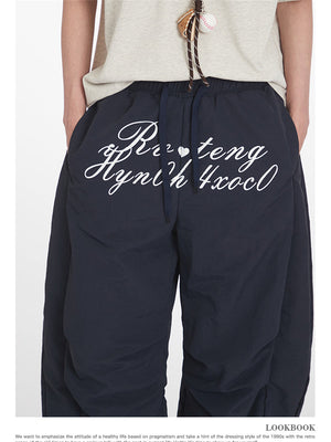 Liber Summer Women's Printed Letter Pants
