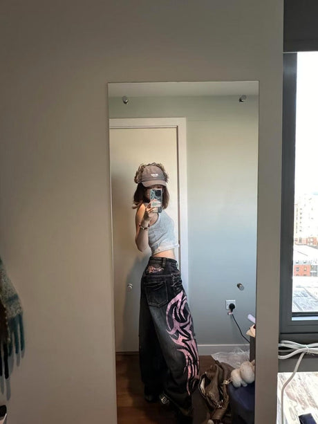 Liber Spring Women's Printed Jeans