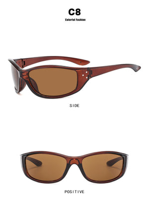 Full-rimmed, Uniquely Shaped Fashion Glasses