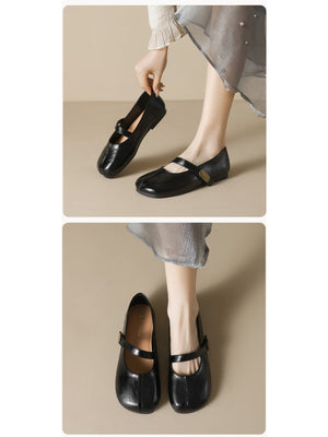 Liber Spring and Autumn Women's Mary Jane Shoes