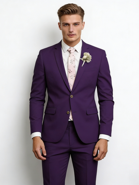 Slim-fit Wedding Suit 3-piece Sets Set