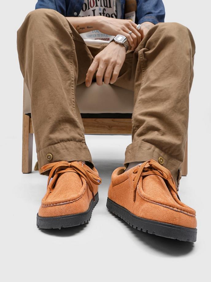 Suede Retro Casual Shoes
