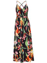 Robes maxi bohèmes à imprimé floral
