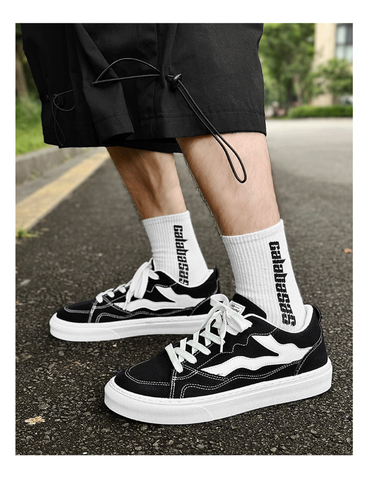 Liber Four Seasons Colorblock Men's Casual Sneakers