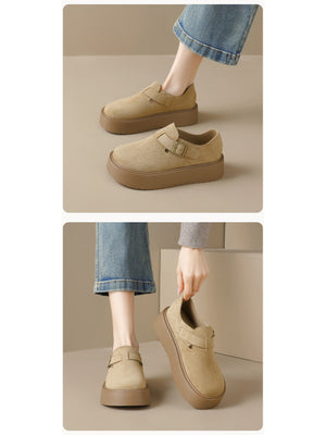 Liber Spring and autumn women's thick-soled flat shoes