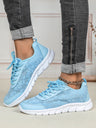 Floral Mesh Women's Casual Sneakers
