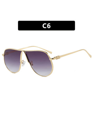 Full-rimmed Aviator Sunglasses