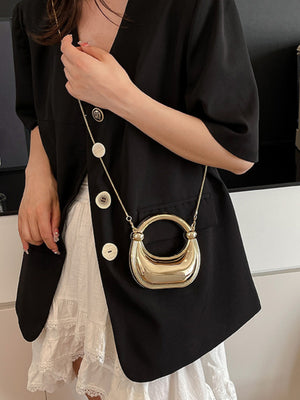 Chain Banquet Wristlet Rope Knot Handbag Acrylic Crossbody Bag