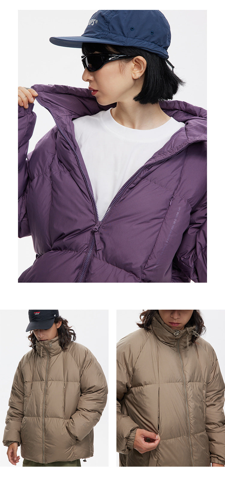 Liber AW Unisex 8 Colors Down Jackets