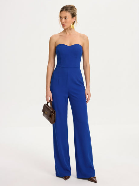 Tube Top Suit Trousers Straight-fit Leisure Sexy Jumpsuits