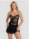 Deep V Perspective Lace Camisoles