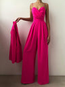 Camisoles Waist Straight-fit Jumpsuits