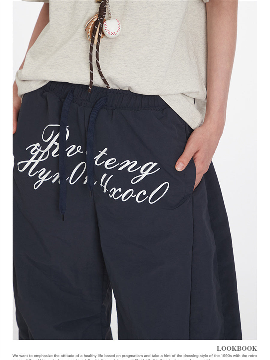 Liber Summer Women's Printed Letter Pants