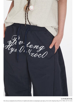 Liber Summer Women's Printed Letter Pants