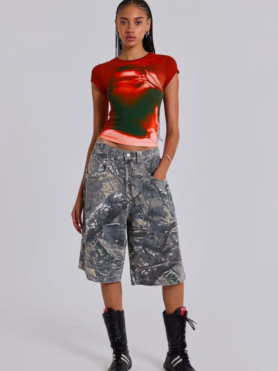 Liber Spring Women's Printed Jeans