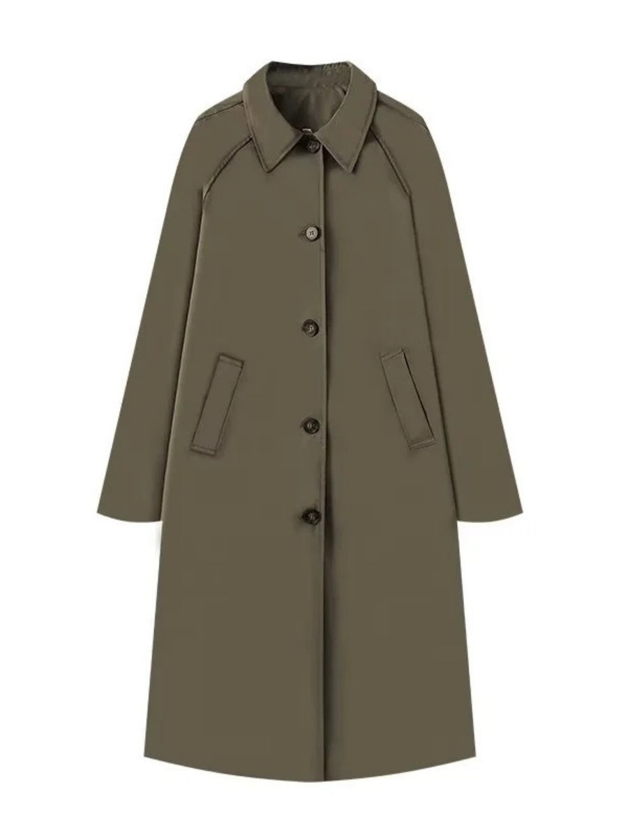 Old Lattice lining Mid-length Trench Coats