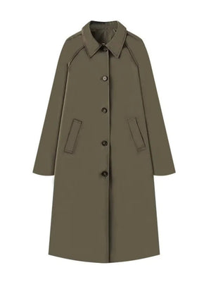 Old Lattice lining Mid-length Trench Coats