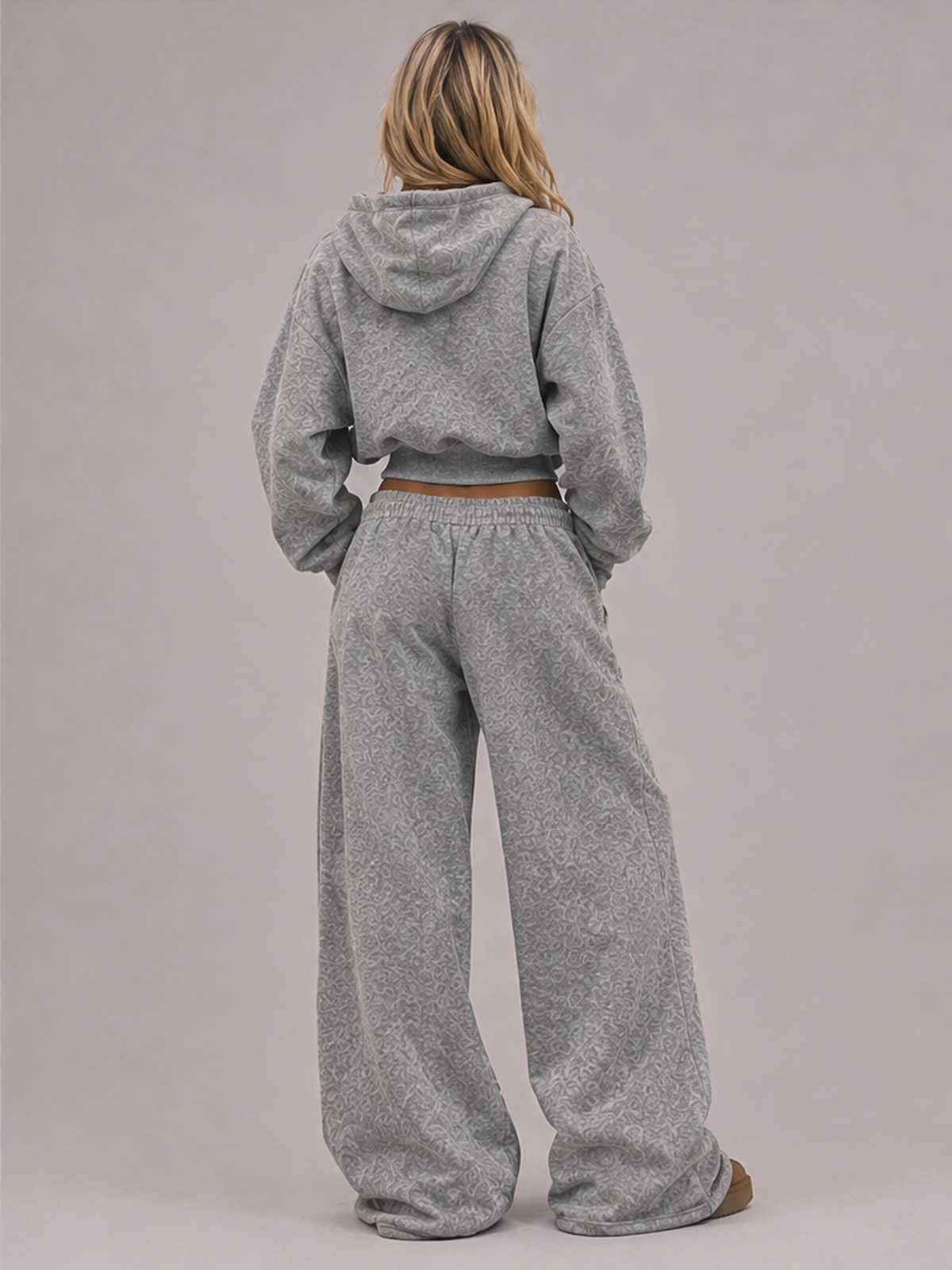 Sports Suit Women's Fashion Casual Sports Suit Straight Leg Pants Hoodie