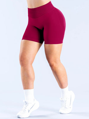Seamless High-waisted Hip Lift Exercise Yoga Shorts