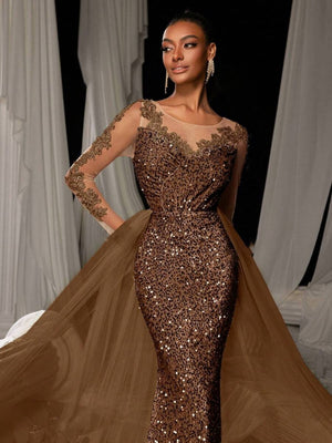 Lace Parties Maxi Dresses