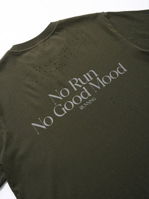 Hole Reflective Sports Breathable Loose-fit T-shirts