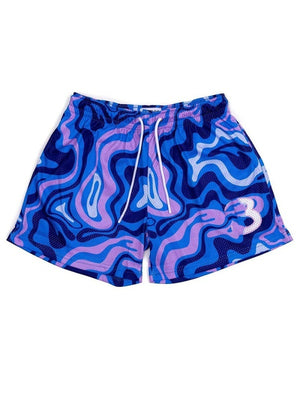 Mesh Quick-drying Loose-fit Four Points Fitness Shorts