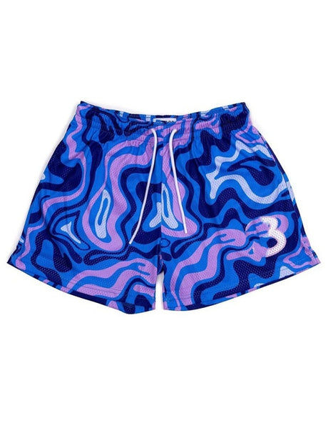 Mesh Quick-drying Loose-fit Four Points Fitness Shorts