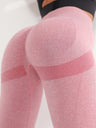 Seamless Exercise Yoga Fitness High-waisted, Tummy-flattening Elastic Pants