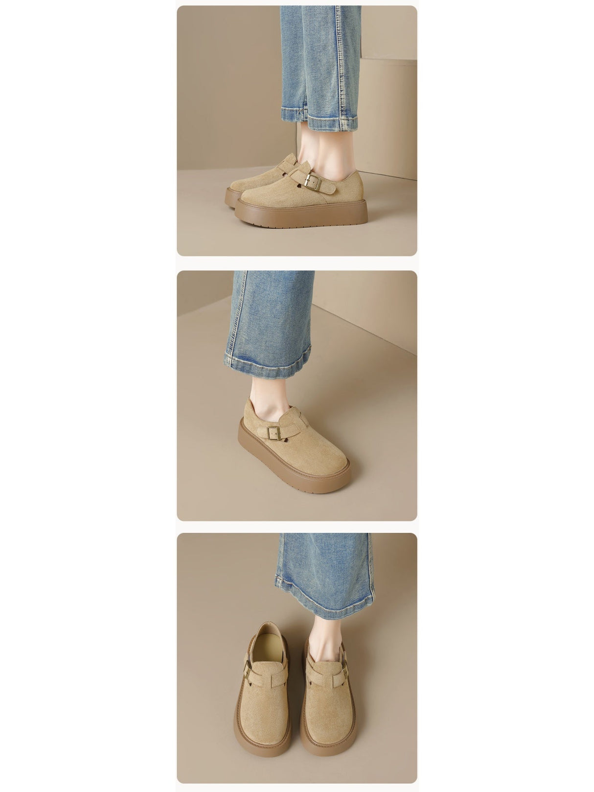 Liber Spring and autumn women's thick-soled flat shoes