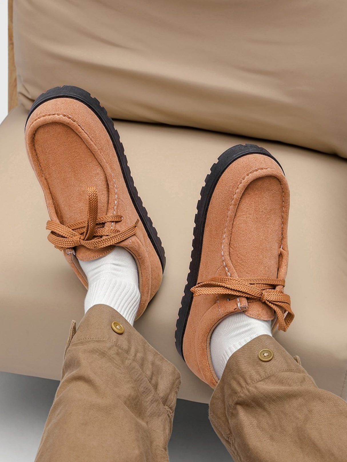 Suede Retro Casual Shoes
