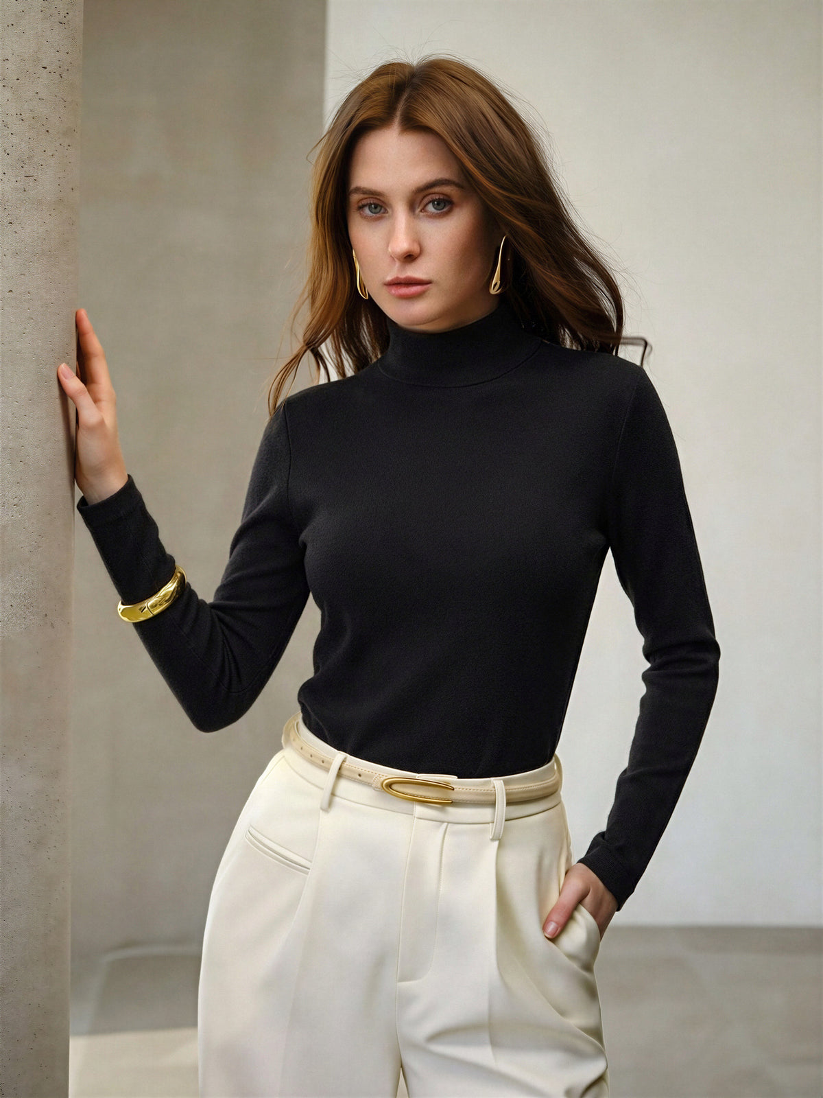 Turtleneck Base Layer Sweater