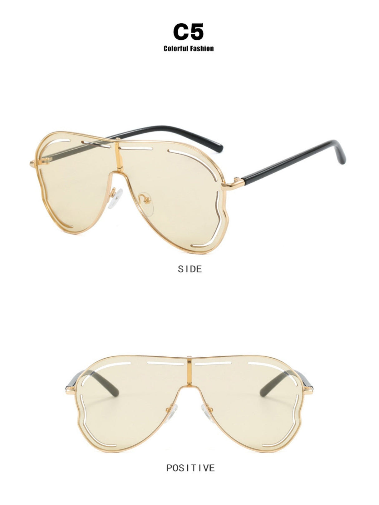 Oversized Aviator Sunglasses